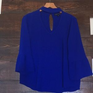 Moa Moa true blue blouse